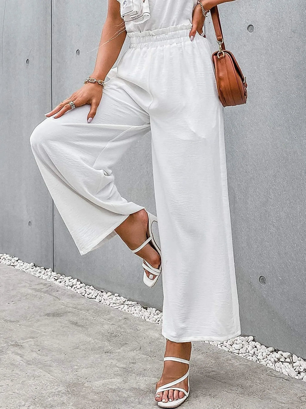 Full Size Wide Leg Pants with Pockets Plus Size - LoveNest Treasures
