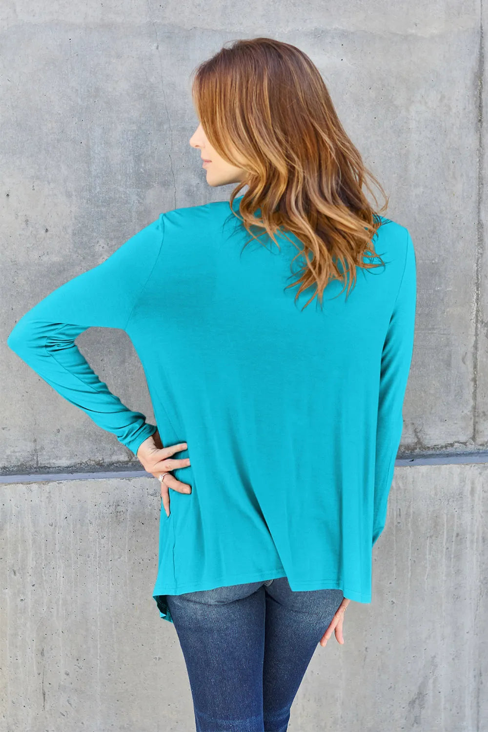 Basic Bae Full Size Open Front Long Sleeve Cardigan - LoveNest Treasures