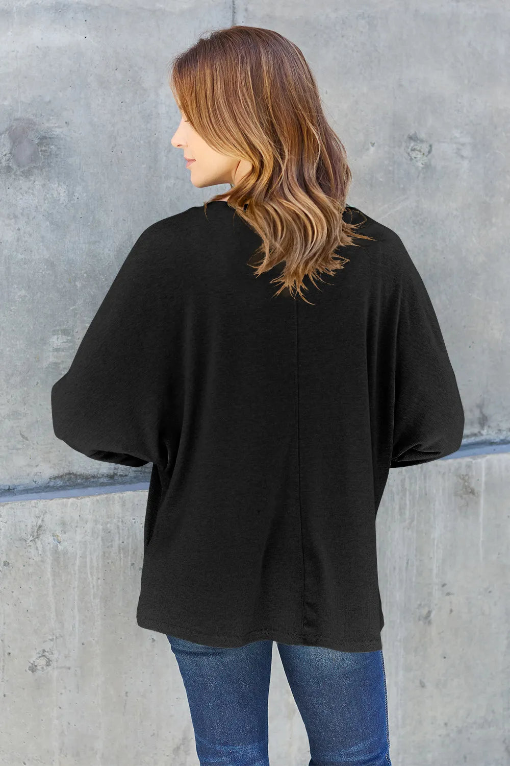 Double Take Full Size Round Neck Long Sleeve T-Shirt - LoveNest Treasures