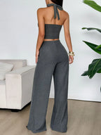 Halter Neck Cami and Pants Set - LoveNest Treasures