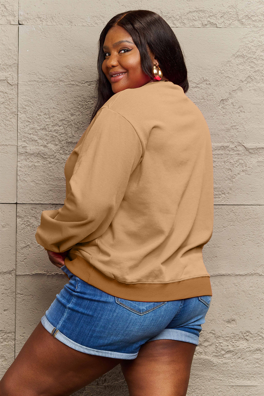 Simply Love Full Size MAMA Graphic Long Sleeve Sweatshirt - LoveNest Treasures