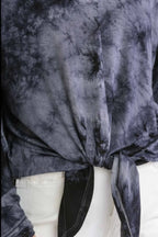 Umgee Full Size Tie Dye Lightweight Long Sleeve Top Plus Size - LoveNest Treasures