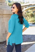Basic Bae Full Size Round Neck Pocketed T-Shirt - LoveNest Treasures