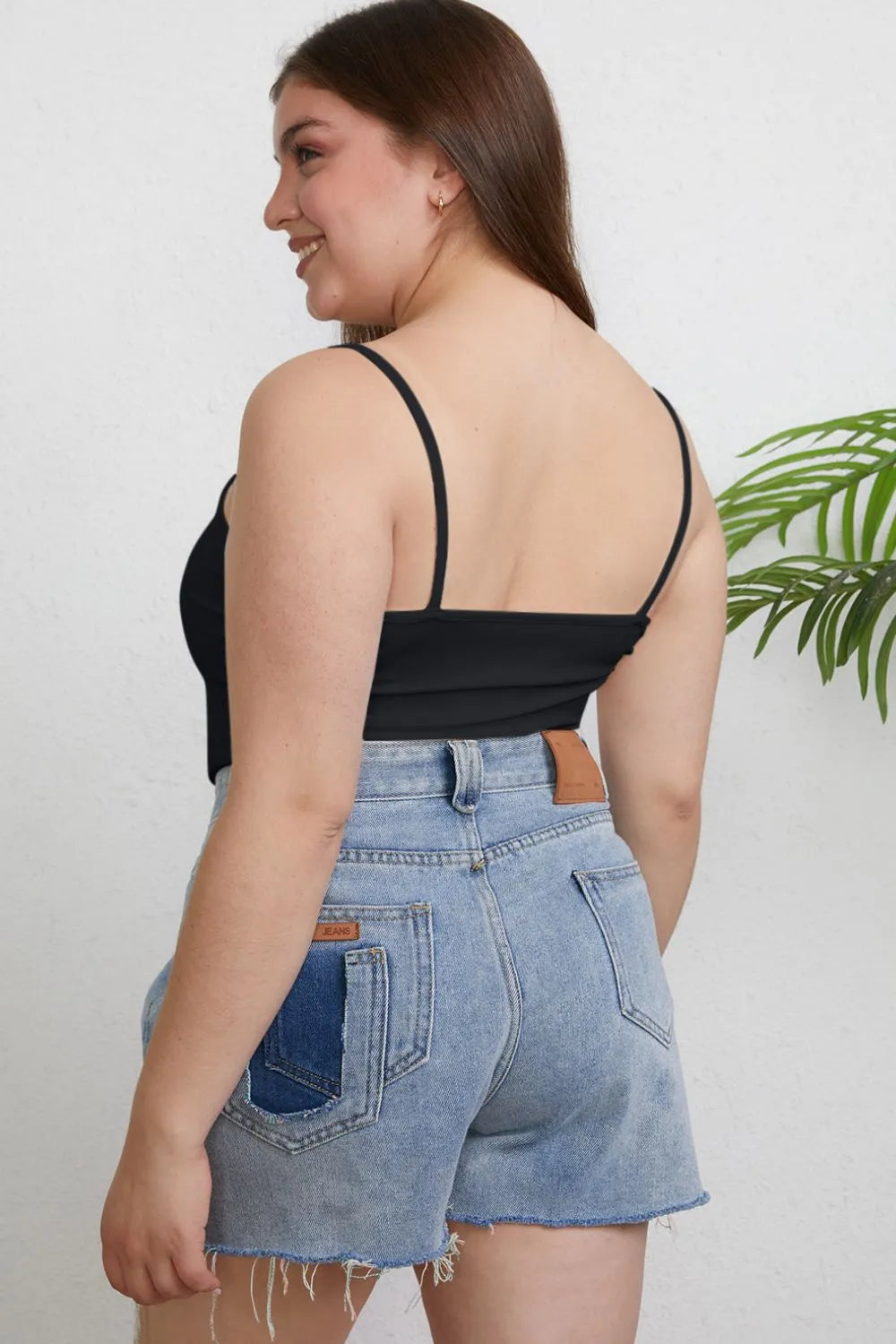 Basic Bae Full Size Round Neck Slim Cami - LoveNest Treasures