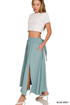 Zenana Heavy Woven Span Crop Tee & Skirt Set - LoveNest Treasures