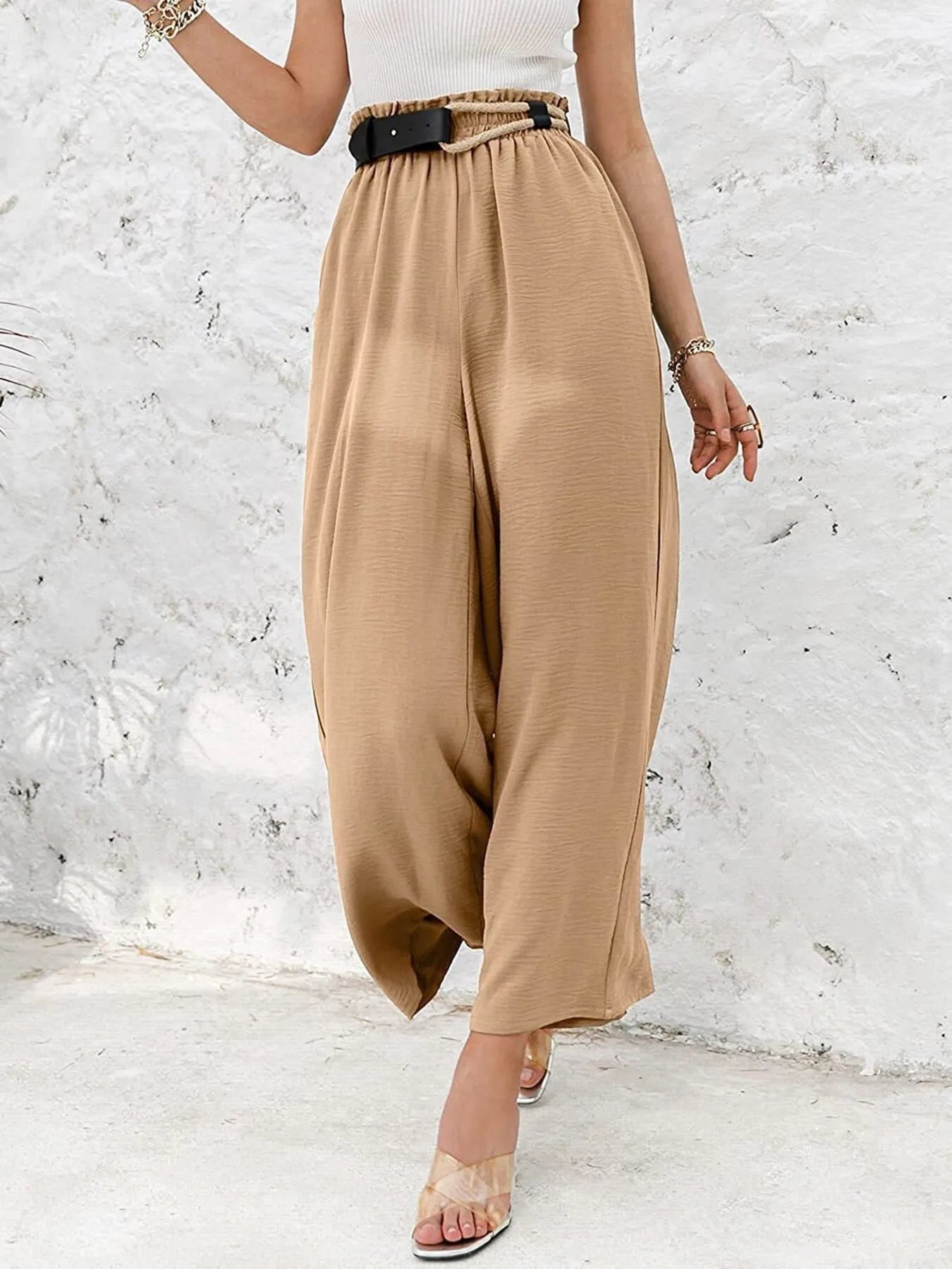 Full Size Wide Leg Pants with Pockets Plus Size - LoveNest Treasures