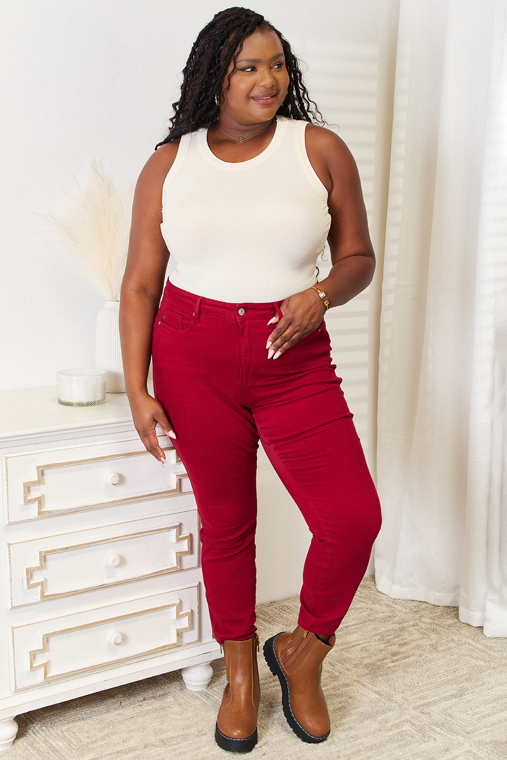 Basic Bae Full Size Round Neck Tank - LoveNest Treasures