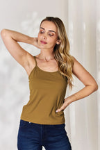 Basic Bae Full Size Round Neck Slim Cami - LoveNest Treasures