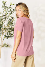 Basic Bae Full Size Round Neck Short Sleeve T-Shirt - LoveNest Treasures