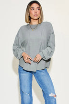 Basic Bae Full Size Ribbed Round Neck Long Sleeve T-Shirt - LoveNest Treasures