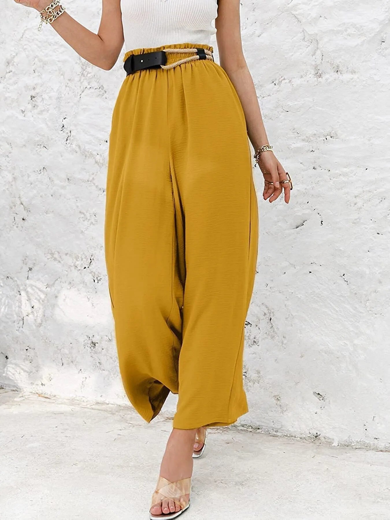 Full Size Wide Leg Pants with Pockets Plus Size - LoveNest Treasures